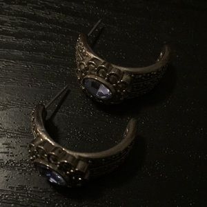 Silver Cuff Earrings